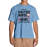 Dialysis Nurse Gifts For Women Funny Pun Urine Good Hands Urban Heavy T-shirt | Artistshot