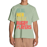 Proud Dad Shirt Real Men Raise Rugby Players Gift T Shirt Urban Heavy T-shirt | Artistshot