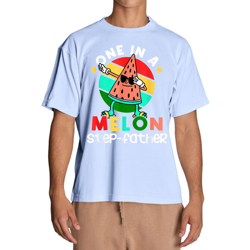 Family One In A Melon Step Father Dabbing Watermelon Summer T Shirt Urban Heavy T-shirt by ebonycry | Artistshot