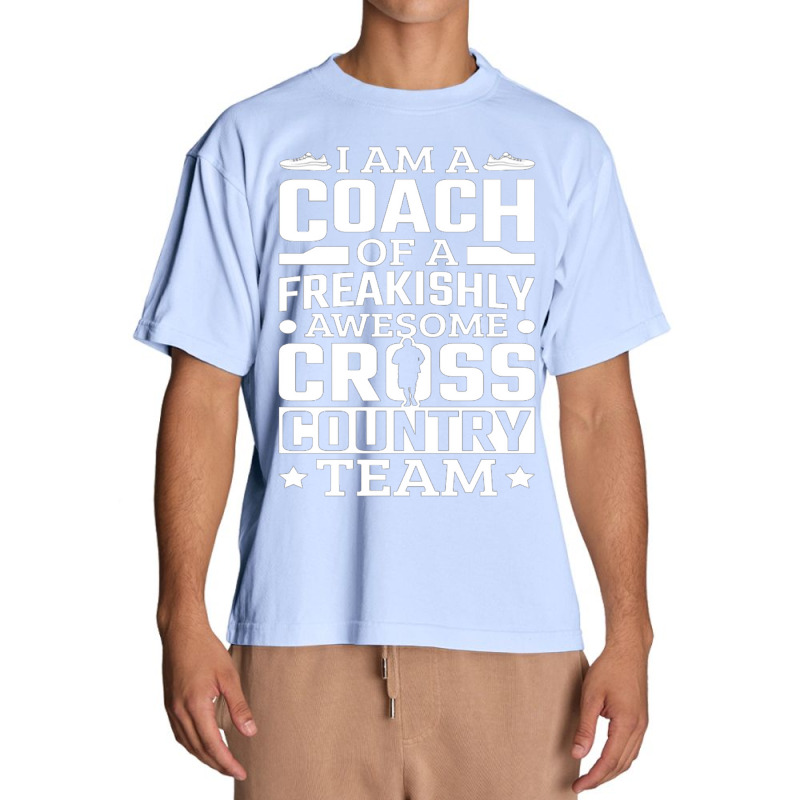 I Am A Coach Cross Country Team Track And Field Running Pullover Urban Heavy T-shirt by saterseim | Artistshot