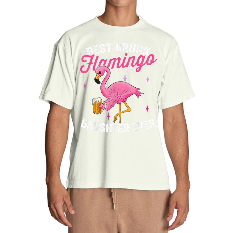 Flamingo Drunk Flamingo Flamingo Drinking Beer 546 Urban Heavy T-shirt by criticizematter | Artistshot