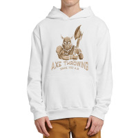 Lumberjack Axe Throwing Since 793 Ad Hatchet & Axe Throwing Urban Pullover Hoodie | Artistshot