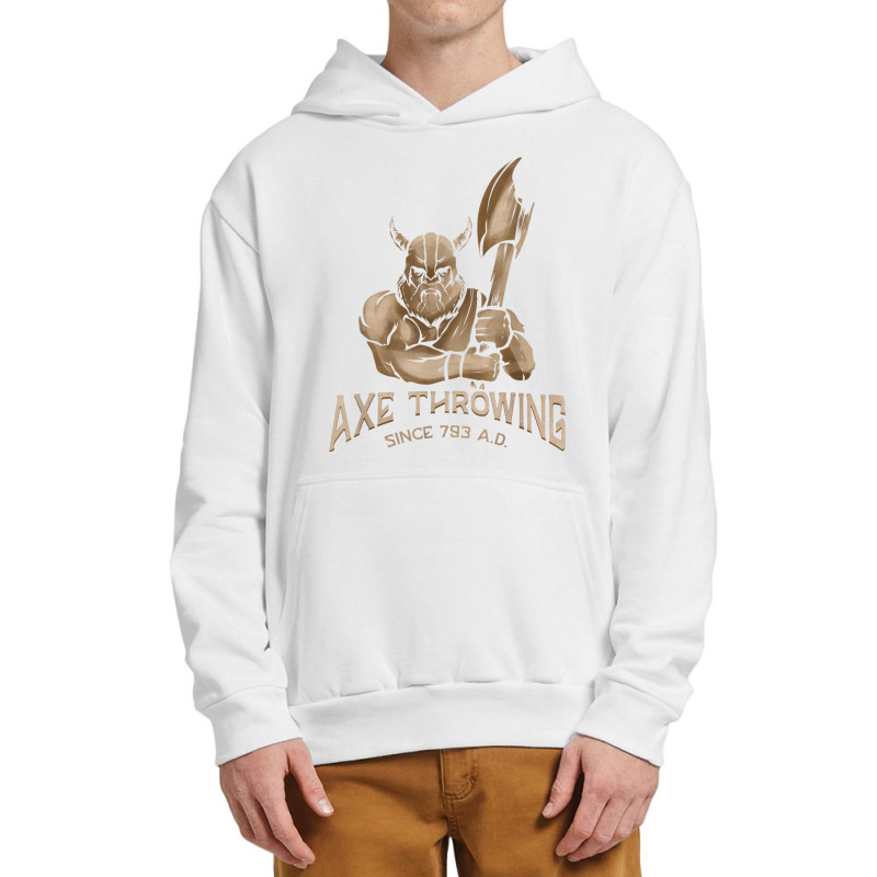 Lumberjack Axe Throwing Since 793 Ad Hatchet & Axe Throwing Urban Pullover Hoodie | Artistshot