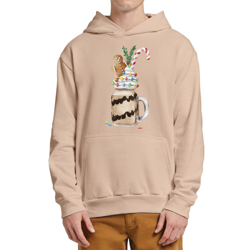 Gingerbread Man Candy Monstershake T  Shirt Christmas Gingerbread Choc Urban Pullover Hoodie by salesmanhuh | Artistshot