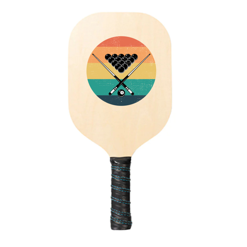 Billiards Snooker Pool Player Cue Sports Vintage Retro Pickleball Paddle | Artistshot