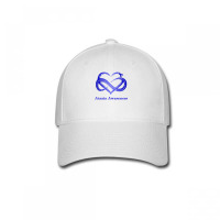 I Wear Blue For Ataxia Awareness Warrior Pullover Hoodie Baseball Cap | Artistshot