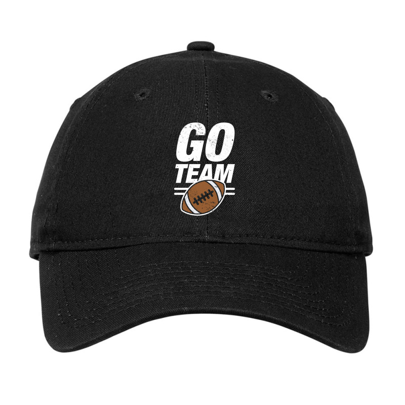 Go Team Football Adjustable Cap by NQArtist | Artistshot