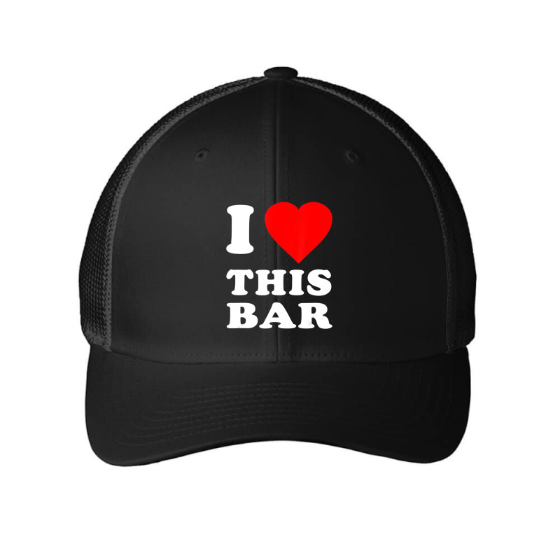 I Love This Bar Mesh cap by Mata Gibson | Artistshot