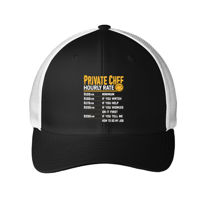 Private Chef Hourly Rate Funny Private Cook Culinary Cooking Long Slee Mesh cap by cm-arts | Artistshot