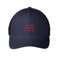 Funny Christmas Now I Have A Machine Gun Ho Ho Ho T-shirt Mesh Cap | Artistshot