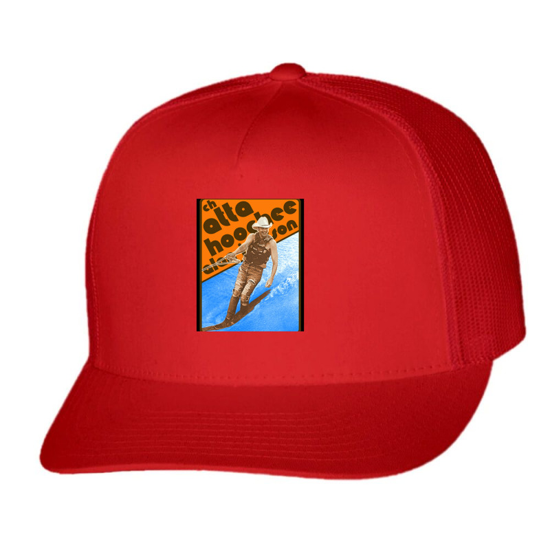 Alan Jackson Chattahoochee Waterskiing Retro Trucker Cap by KIMARMSTEAD | Artistshot