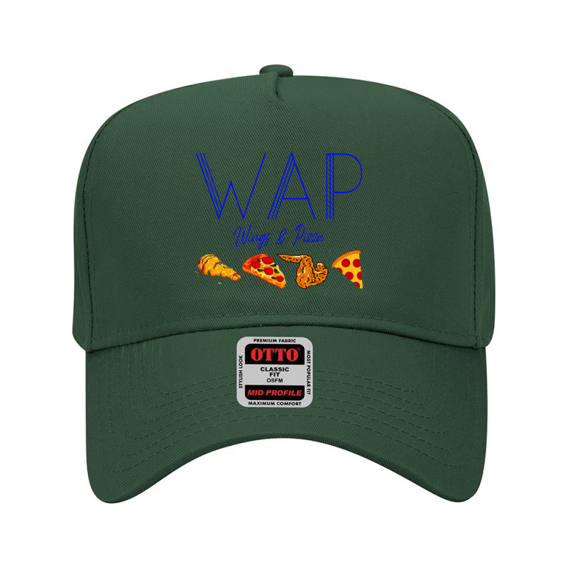 Wap Wings And Pizza Classic Adjustable Baseball Cap | Artistshot