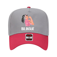 Womens Maestra Bilingue Bilingual Spanish Teacher T Shirt Adjustable Baseball Cap | Artistshot