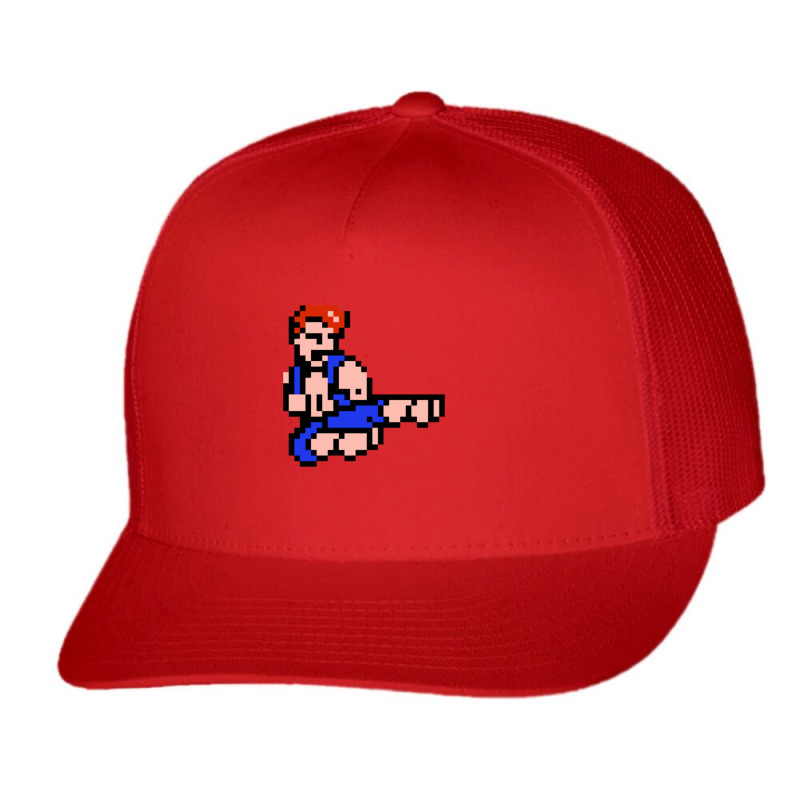 8-bit Billy Lee Tri-blend Trucker Cap by ERNIEHERNANDEZ | Artistshot