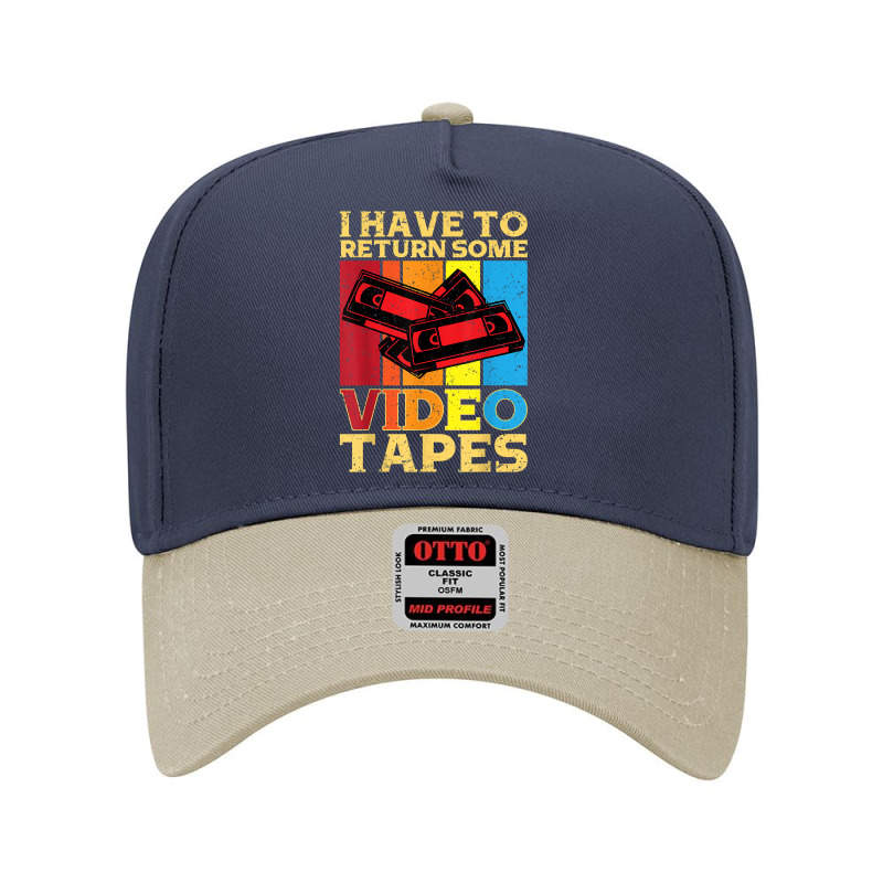 I Have To Return Some Video Tapes Video Cassette T Shirt Adjustable Baseball Cap by saldeenshakir | Artistshot