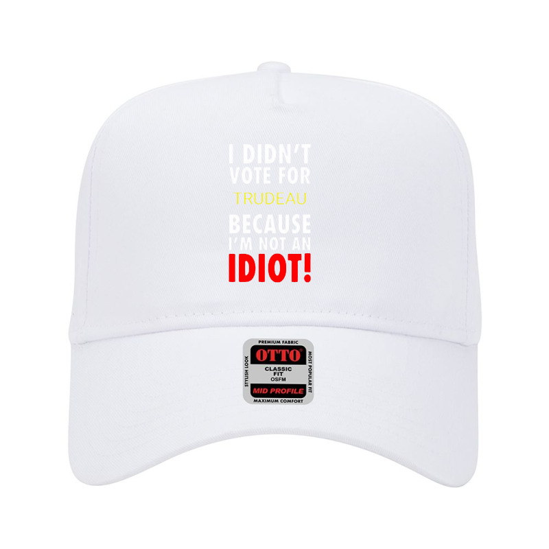 Fuck Trudeau Adjustable Baseball Cap by panasadem | Artistshot