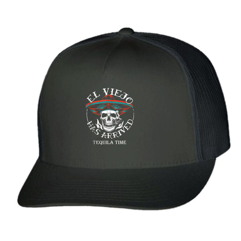 El Viejo Has Arrived Tequila Time Vintage Tank Top Trucker Cap by cm-arts | Artistshot