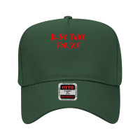 Funny Blink Twice For Sex Cool And Hilarious Joke T Shirt Adjustable Baseball Cap | Artistshot