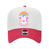 Animal T  Shirt Magical Panda Cute Pandacorn Unicorn Rainbow Asian Ani Adjustable Baseball Cap | Artistshot