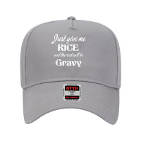 Funny Rice And Gravy Louisiana Acadiana Cajun Food Humor T Shirt Adjustable Baseball Cap | Artistshot