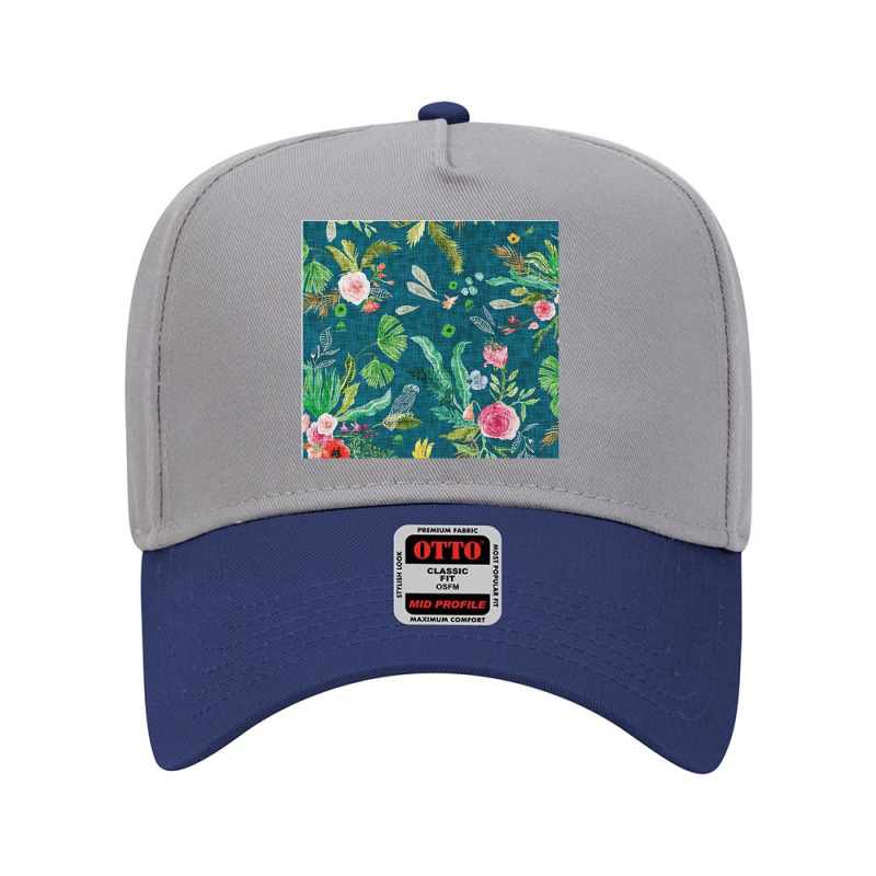 Paradisio Floral Adjustable Baseball Cap by panasadem | Artistshot