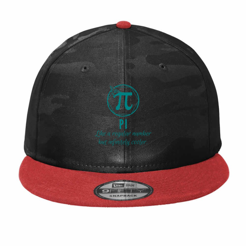 Pi Like A Regular Number But Infinitely Cooler Art Camo Snapback by cm-arts | Artistshot