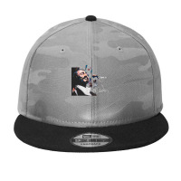 Original Portrait Of Luciano Pavarotti Camo Snapback | Artistshot