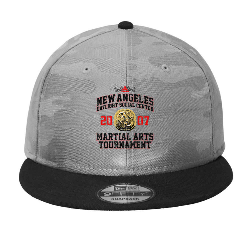 New Angeles 2007 Martial Arts Tournament (variant) Camo Snapback by ERNIEHERNANDEZ | Artistshot