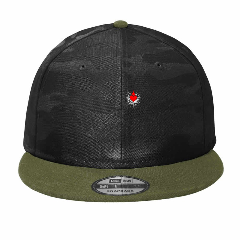 Sacred Heart Love Jesus Christ God Christian Church Religion Camo Snapback by Min01 | Artistshot