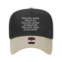 The Fall Retro Styled Typography Lyrics Design Adjustable Baseball Cap | Artistshot