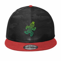 Final Fantasy - Cactuar Camo Snapback | Artistshot