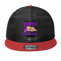 Domestic Violence Awareness T  Shirt Mostly Running On Empty Domestic Camo Snapback | Artistshot