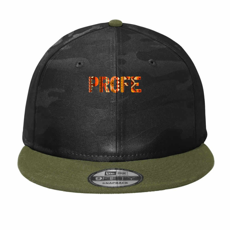 Profe Spanish Teacher Latin Professor T Shirt Camo Snapback by cm-arts | Artistshot