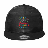 My Favorite Color Is Christmas Lights Xmas 2022 Camo Snapback | Artistshot