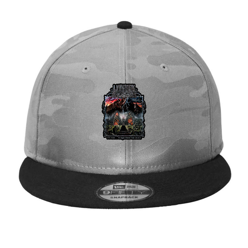 Lightning Strikes .png Camo Snapback by JillMarie | Artistshot