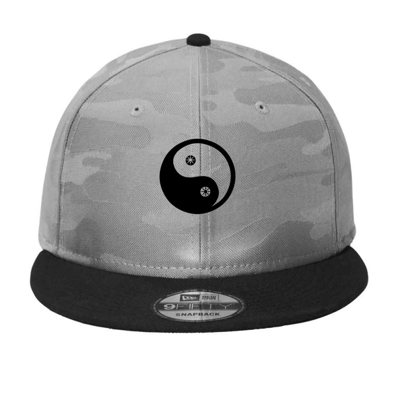 Ying Yang Pop Socket 1 Camo Snapback by MandyMOerke | Artistshot