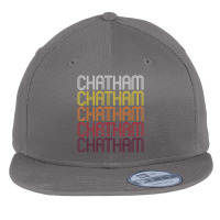 Chatham, Ny Vintage Style New York Flat Bill Snapback Cap | Artistshot