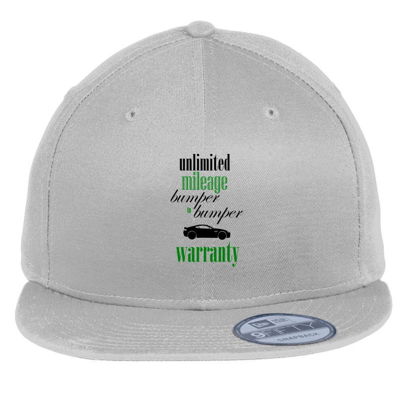 Bumper To Bumper Warranty Flat Bill Snapback Cap by RickyRamshur | Artistshot