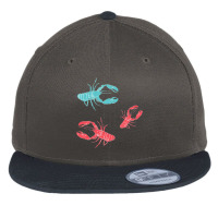 Lobsters Crustacean Core Flat Bill Snapback Cap | Artistshot