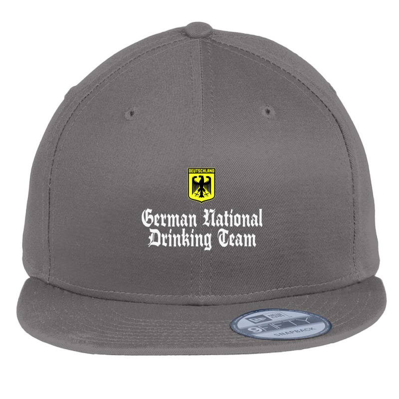 German National Drinking Team National Pride Beer Flat Bill Snapback Cap | Artistshot