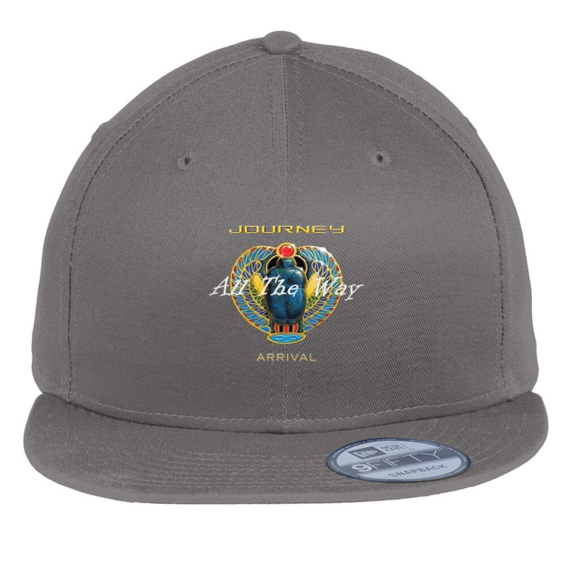 Journey Arrival Flat Bill Snapback Cap by AudreyHunter | Artistshot