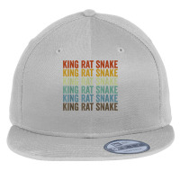 King Rat Snake Retro T Shirt Flat Bill Snapback Cap | Artistshot