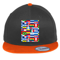 Flags Of Latin America Flat Bill Snapback Cap | Artistshot