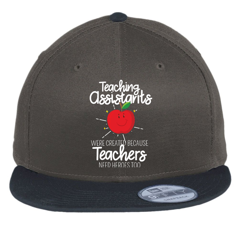 Techer T  Shirt Teaching Assistant Teacher Day T  Shirt Flat Bill Snapback Cap by rotatingvestal | Artistshot