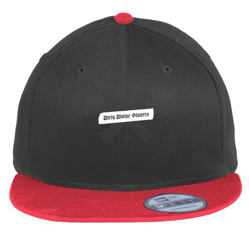 Dirty Divine Sinners Flat Bill Snapback Cap by MickeyRobison | Artistshot