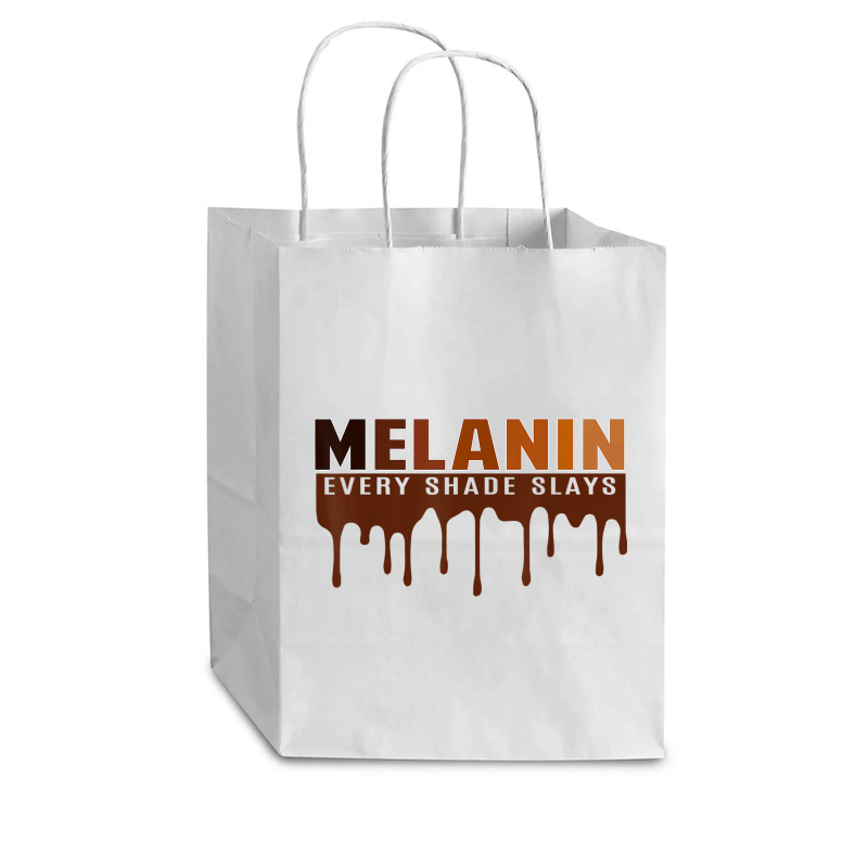 Drippin Melanin Every Shade Slays Black History Gift _002 Cub Paper Bag - 8 X 4 1/2 X 10 1/4 | Artistshot