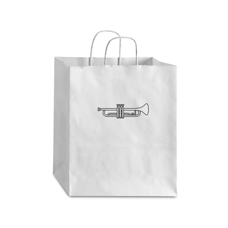 Music Trumpet Instrument Debie Paper Bag - 10 X 5 X 13 | Artistshot