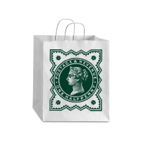 Half Penny Green Debie Paper Bag - 10 X 5 X 13 | Artistshot