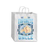 Mens My Favorite People Call Me Uncle Gifts Uncle Fathers Day Debie Paper Bag - 10 X 5 X 13 | Artistshot