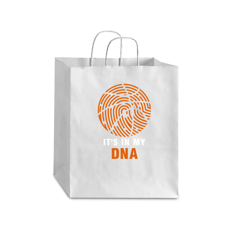 Basketball Is In My Dna Fingerprint For Basketball Fans Funny Idea  Gr Debie Paper Bag - 10 x 5 x 13 by AgustinLimonAlvarado | Artistshot